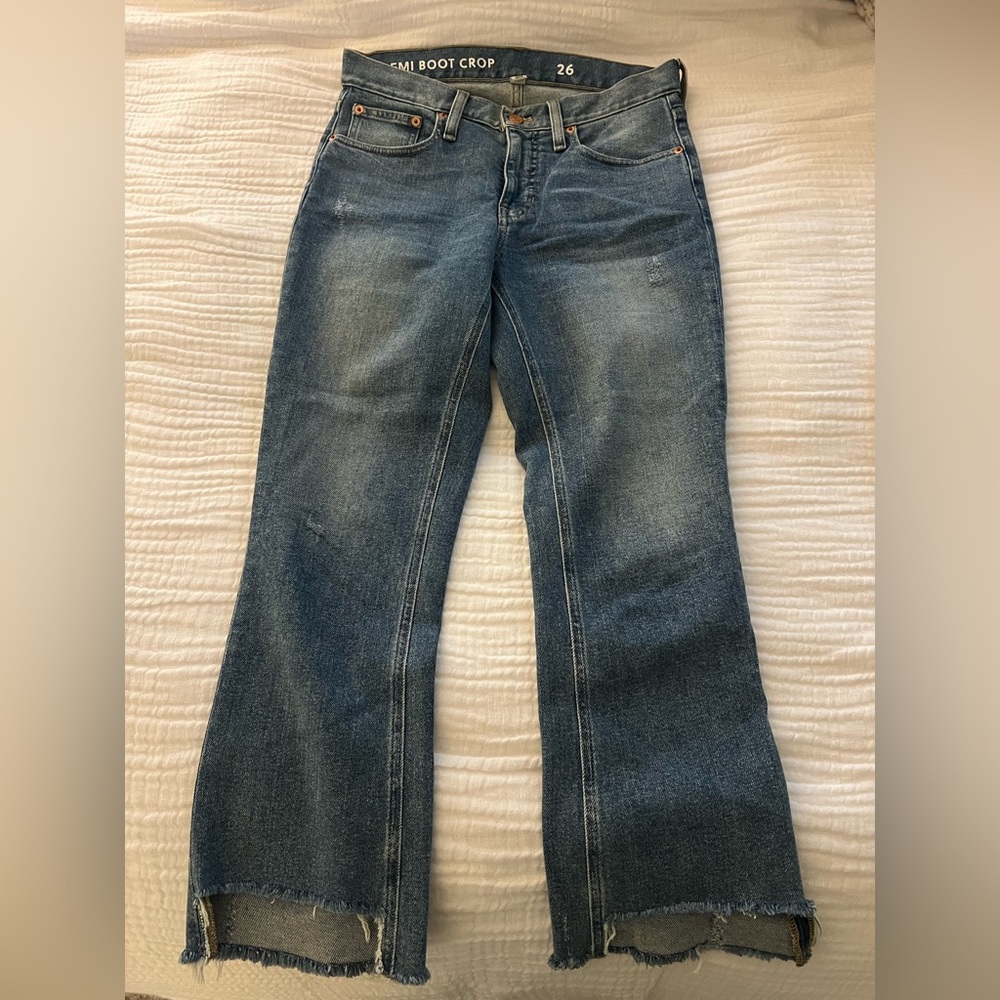 J. Crew Demi Boot Crop Jeans